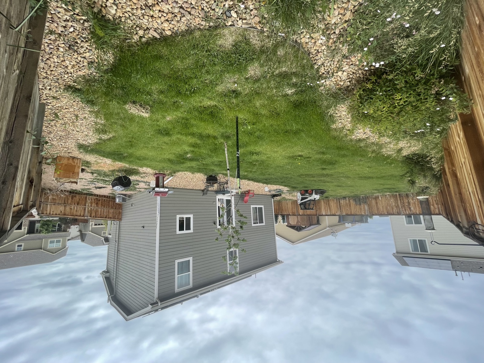 Backyard Paradise with Custom Pergola - Before