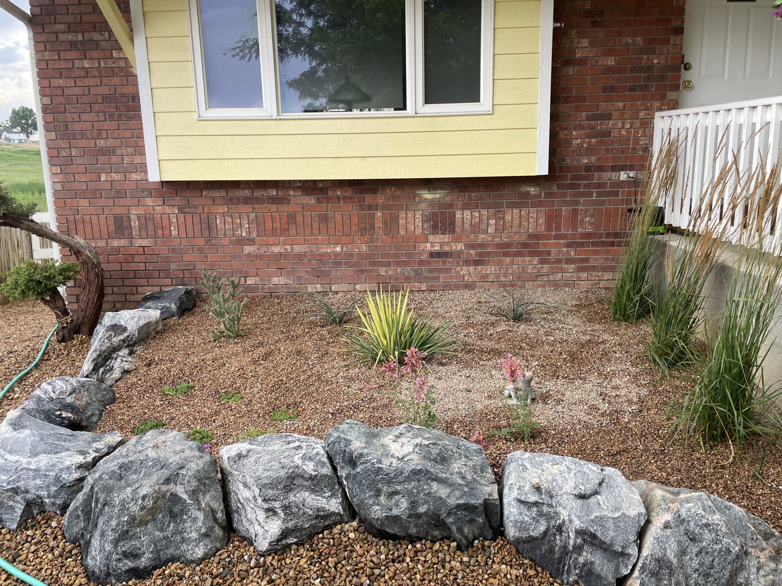 Natural Boulder Retaining Wall